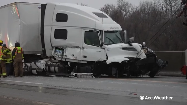 Ice storm shuts down Pennsylvania interstate